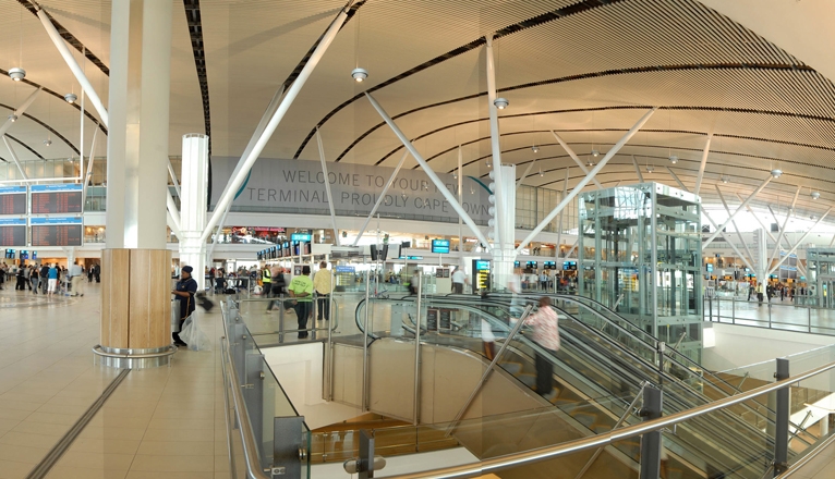 Cape Town International Airport check-in hall